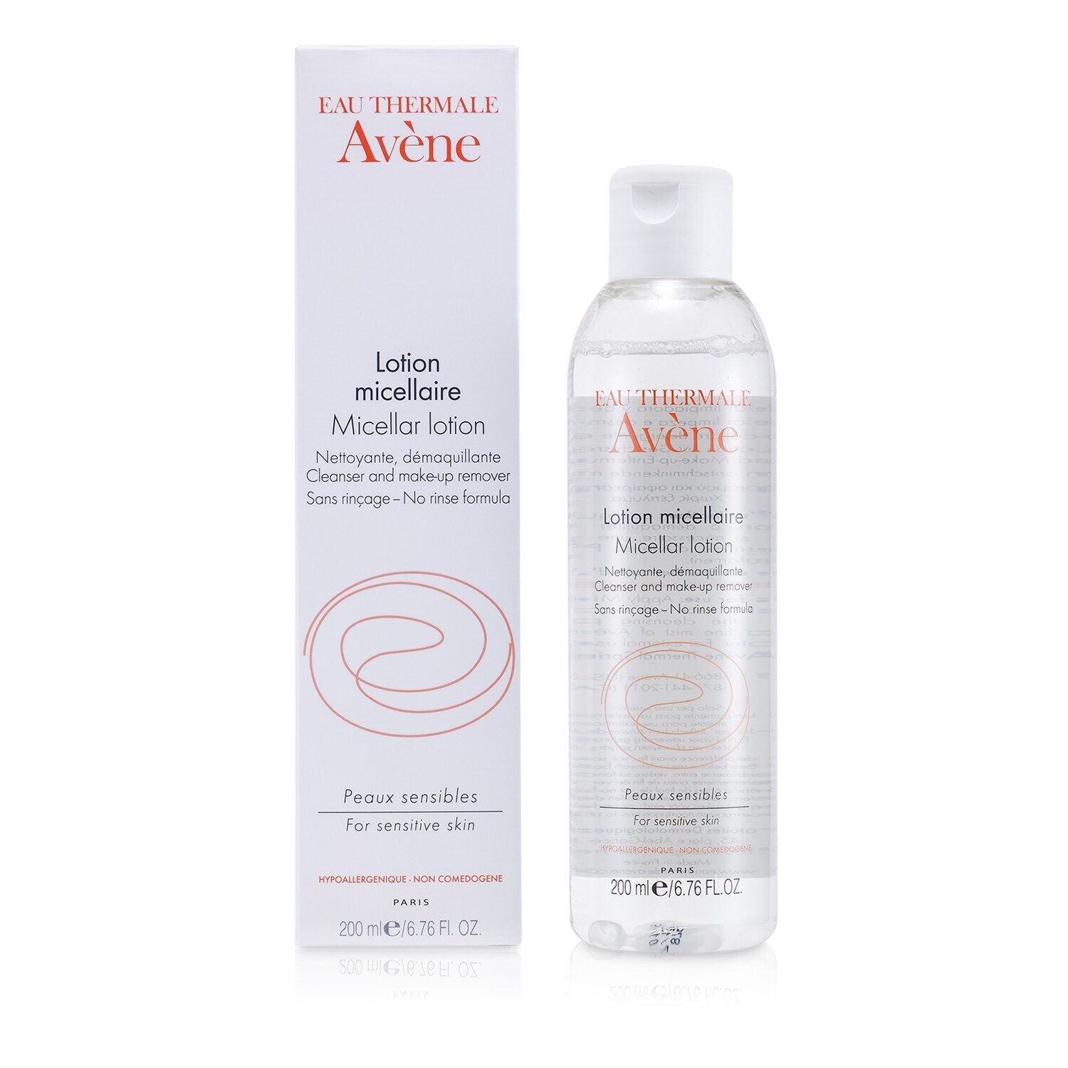 Avene/アベンヌ+ミセルラー ローションクレンザー&メイクアップリムーバー +200ml/6.76oz ブランドコスメ