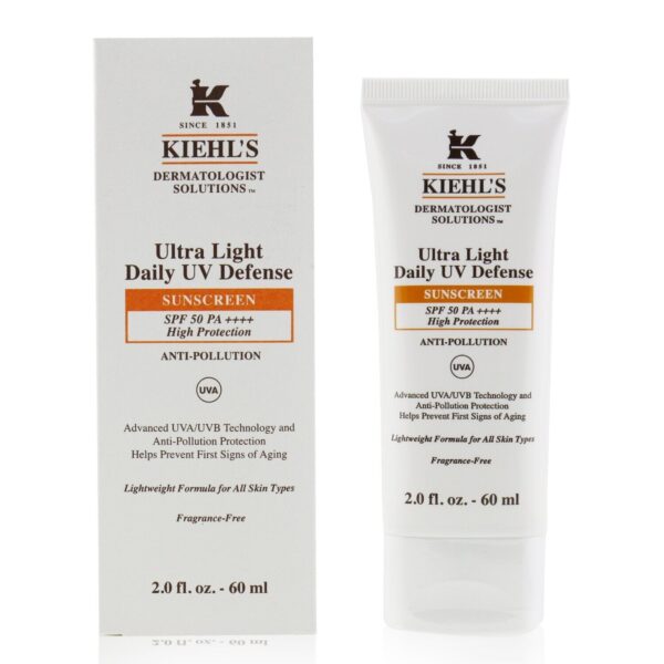 Kiehl's/キールズ+ウルトラライト　DS　UV　ディフェンス SPF 50 PA +++ +60ml/2oz ブランドコスメ