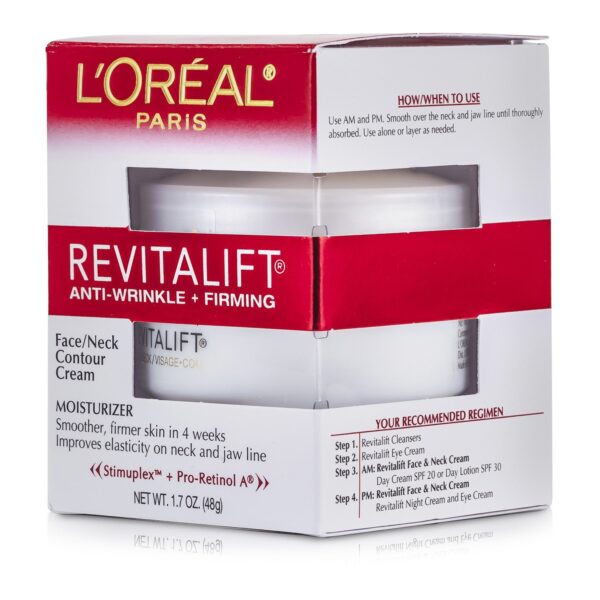 L'Oreal/ロレアル+リバイタリフト アンチ リンクル + ファーミング フェース/ ネックコントゥールクリーム +48g/1.7oz ブランドコスメ