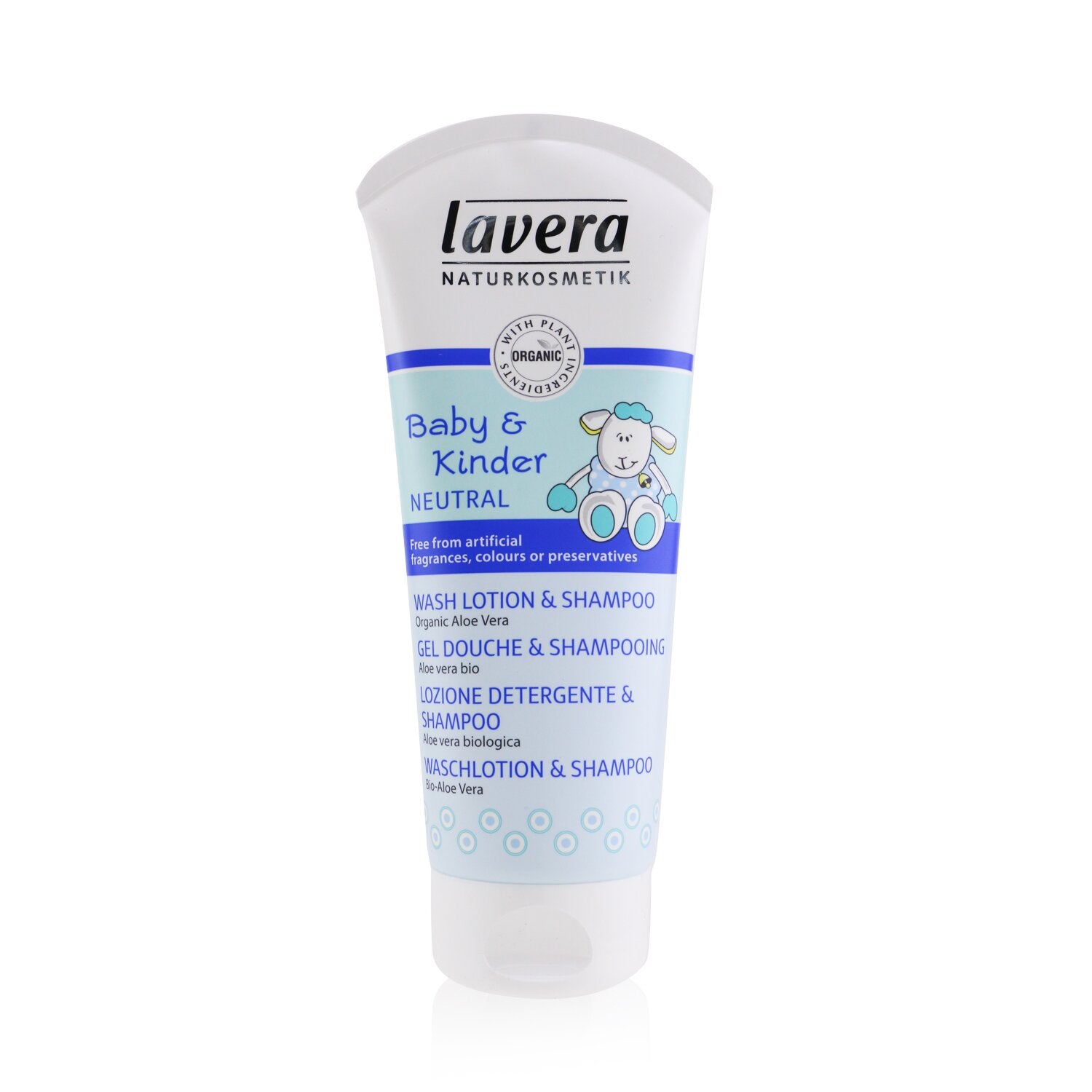 Lavera/ラヴェーラ+ベビー&キッズ ニュートラル ウォッシュローション&シャンプー 607914/104640 +200ml/6.6oz ブランドコスメ