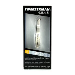 Tweezerman/ツィーザーマン+ヒズミニ ハングネイル スクイーズ&スニップ ニッパー+1pc ブランドコスメ