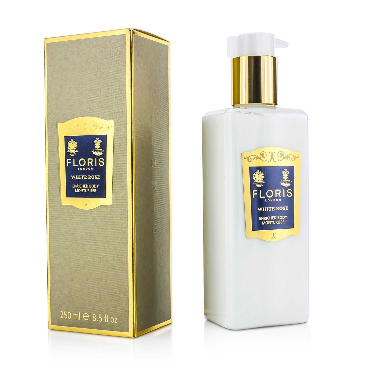 Floris/フローリス+White Rose Enriched Body Moisturiser +250ml/8.5oz ブランドコスメ