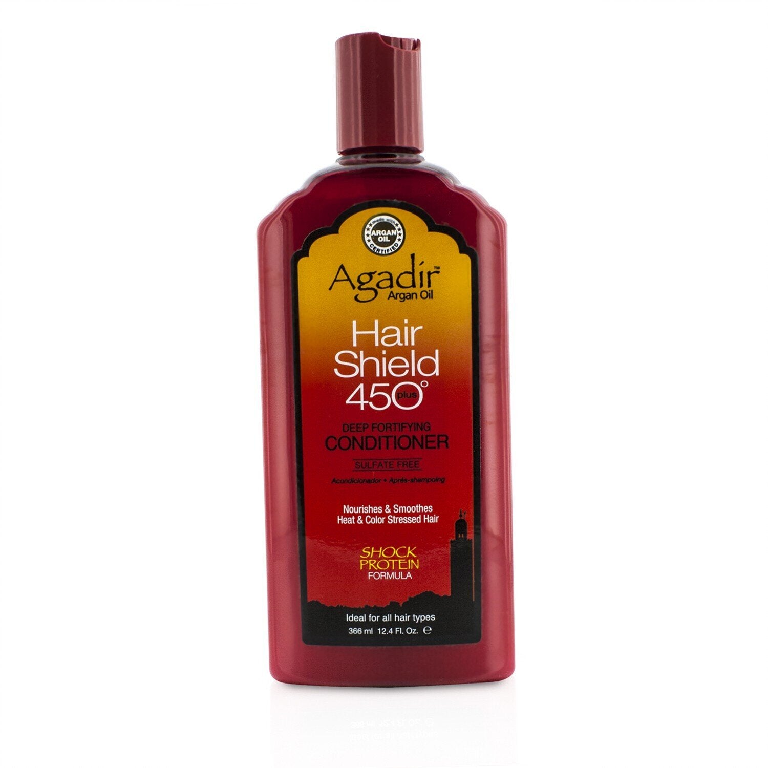 Agadir Argan Oil/アガディール+ヘアシールド 450 プラス ディープ フォーティファイング コンディショナー - サルフェートフリー (全ての髪質用)+366ml/12.4oz ブランドコスメ