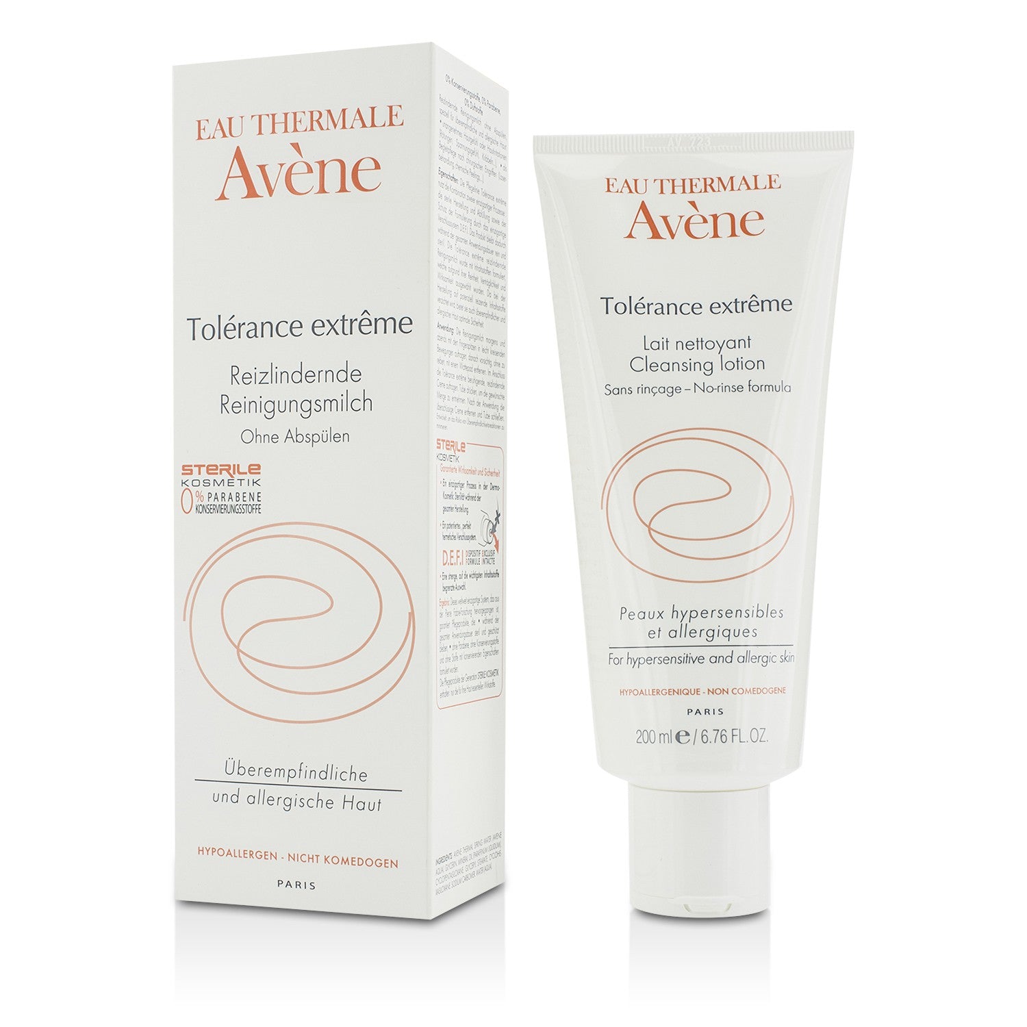 Avene/アベンヌ+トレランス エクストリーム クレンジング ローション (超敏感肌、アレルギーを起こしやすい肌) +200ml/6.76oz ブランドコスメ