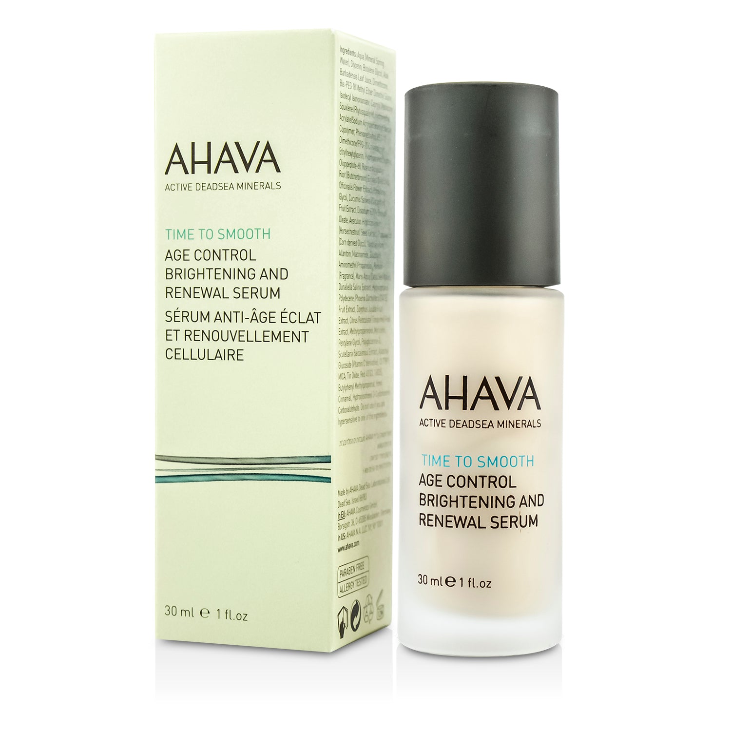 Ahava/アハバ+タイム トゥ スムース エイジコントロール ブライトニング&リニューアルセラム +30ml/1oz ブランドコスメ