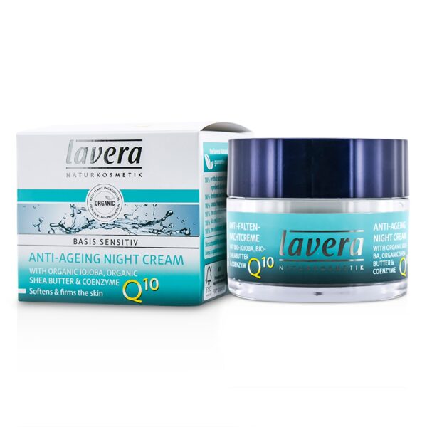 Lavera/ラヴェーラ+ベーシック アンチエイジング ナイトクリーム Q10 +50ml/1.6oz ブランドコスメ