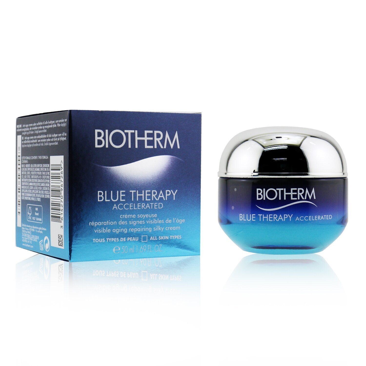 Biotherm/ビオテルム+ブルーセラピー アクセレレーテッド リペアリング アンチエイジング シルキークリーム +50ml/1.69oz ブランドコスメ