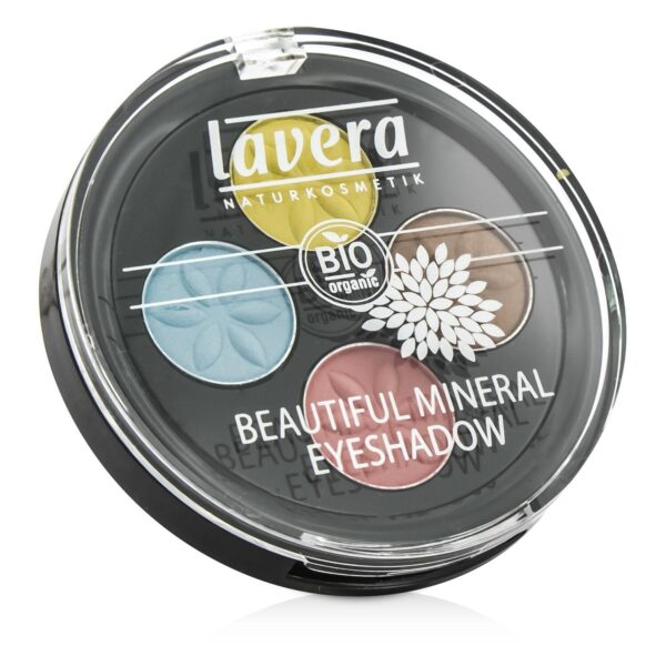 Lavera/ラヴェーラ+ビューティフル ミネラル アイシャドウ クワトロ+4x0.8g/0.026oz+# 05 ルナティック サマースカイ ブランドコスメ