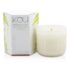 iKOU/イコウ+Eco-Luxury Aromacology Natural Wax Candle Glass - Happiness (Coconut & Lime) +(2x2) inch ブランドコスメ