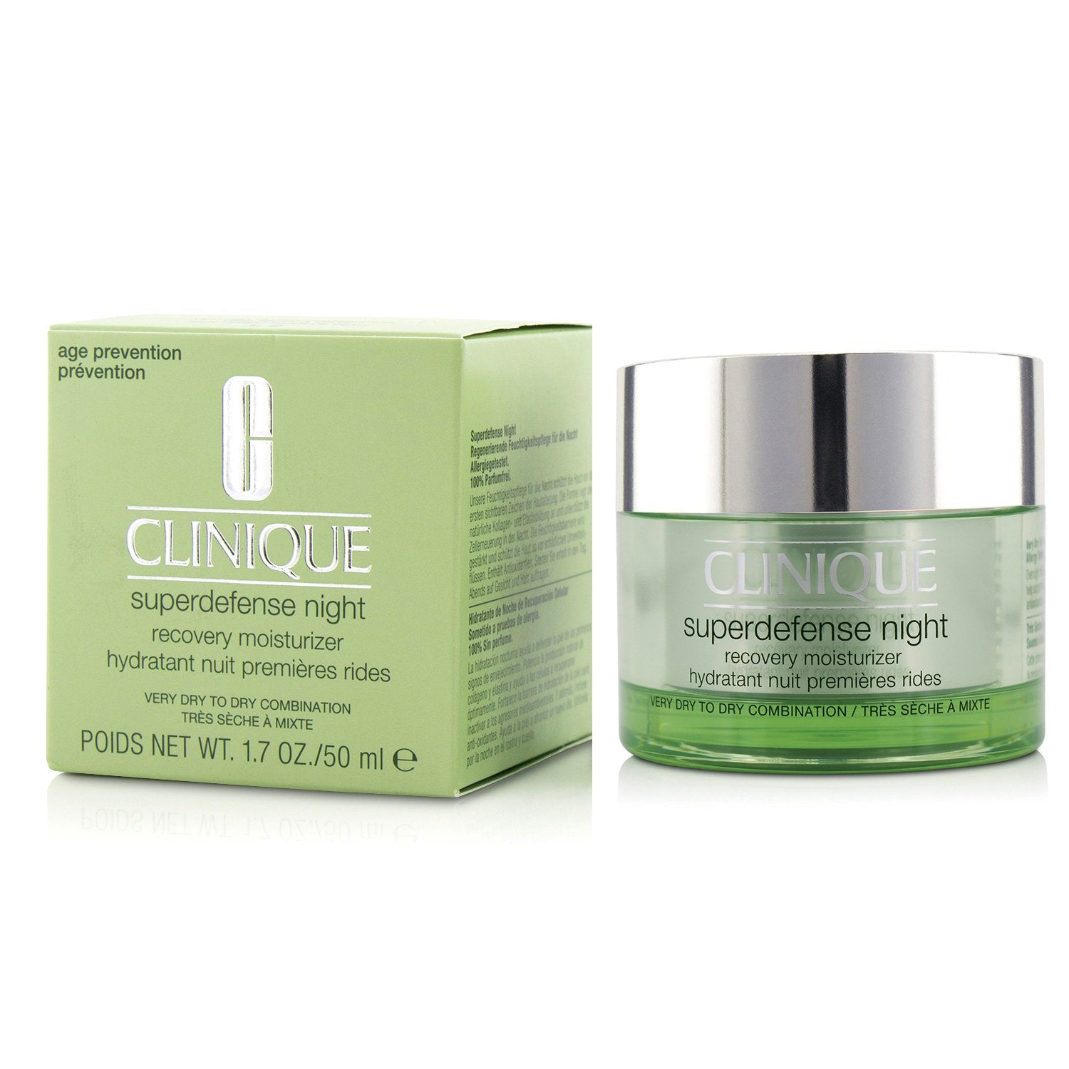 Clinique/クリニーク+スーパーディフェンス ナイト リカバリー モイスチャライザー +50ml/1.7oz ブランドコスメ