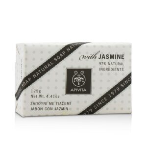 Apivita/アピヴィータ+ナチュラルソープ ジャスミン +125g/4.41oz ブランドコスメ