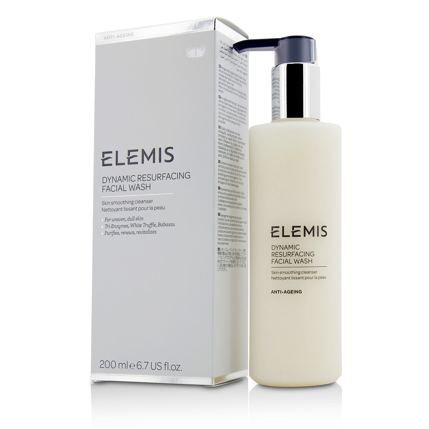 Elemis/エレミス+ダイナミック リサーフェシング フェイシャル ウォッシュ +200ml/6.7oz ブランドコスメ