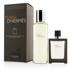 Hermes/エルメス+テール ドゥ エルメス EDT SP (リフィラブル) 30ml/1oz + Refill 125ml/4.2oz +2pcs ブランドコスメ