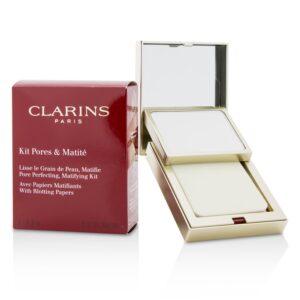 Clarins/クラランス+ポア パーフェクティング マティファイング キット ウィズ ブロッティング ペーパー+6.5g/0.2oz ブランドコスメ