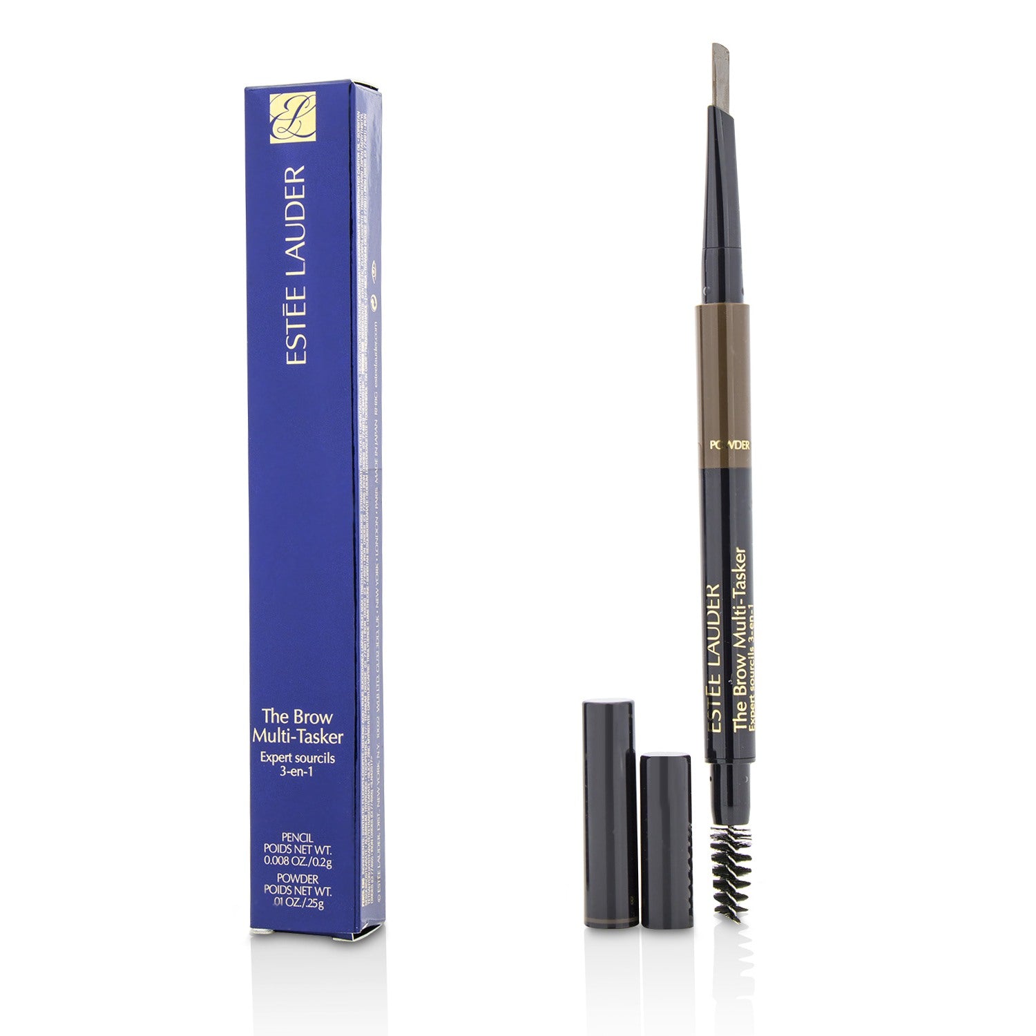 Estee Lauder/エスティ ローダー+The Brow MultiTasker 3 in 1 (Brow Pencil, Powder and Brush) - # 03 Brunette +0.45g/0.018oz+# 03 Brunette ブランドコスメ