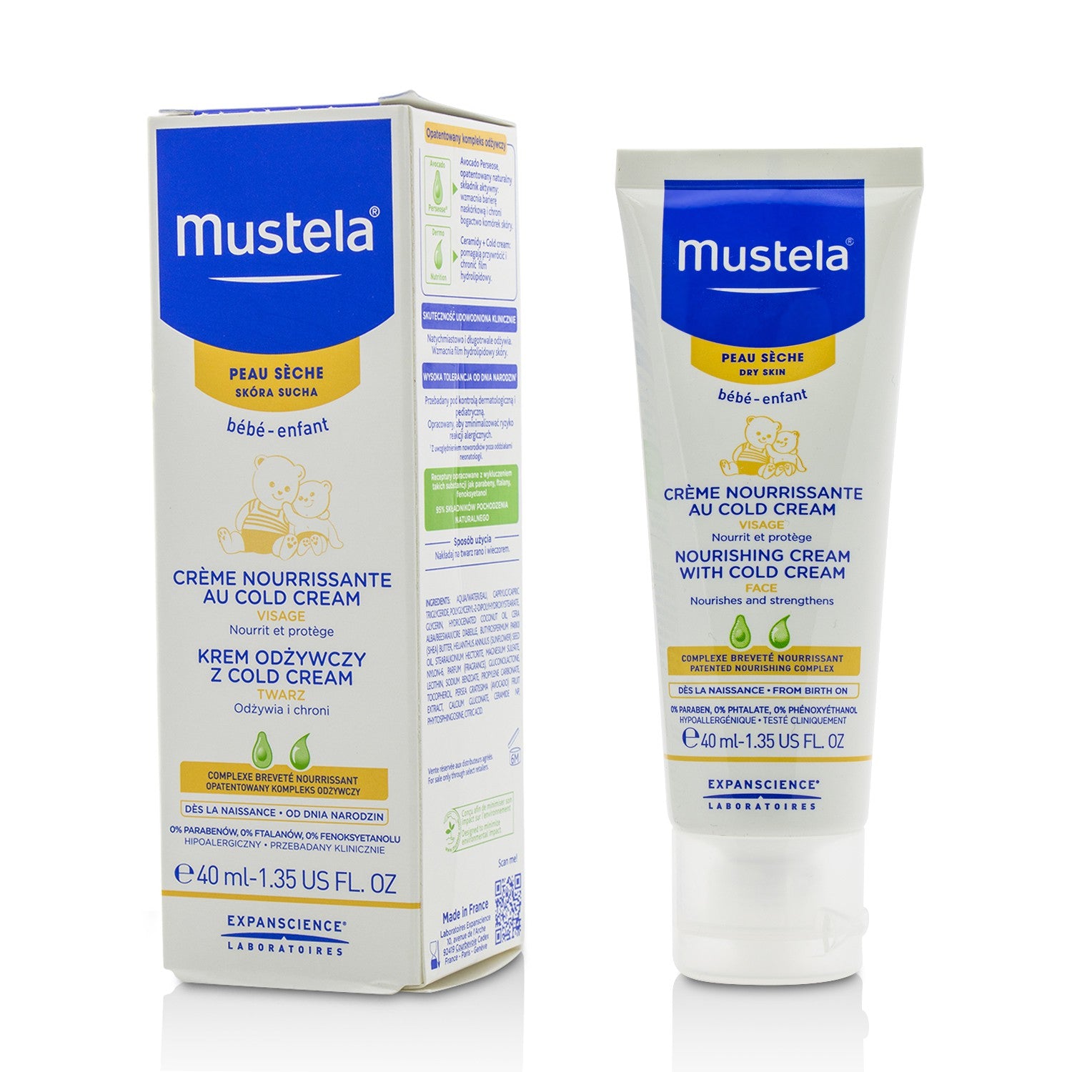 Mustela/ムステラ+ナリシング クリーム With コールド クリーム +40ml/1.35oz ブランドコスメ