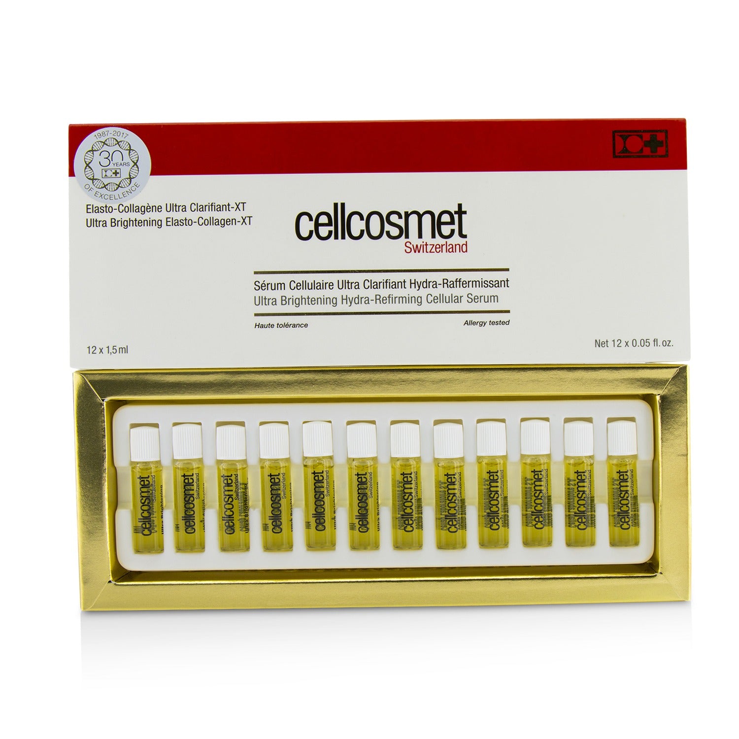 Cellcosmet & Cellmen/セルコスメ & セルメン +セルコスメット ウルトラ ブライトニング エラスト+12x1.5ml/0.05oz ブランドコスメ