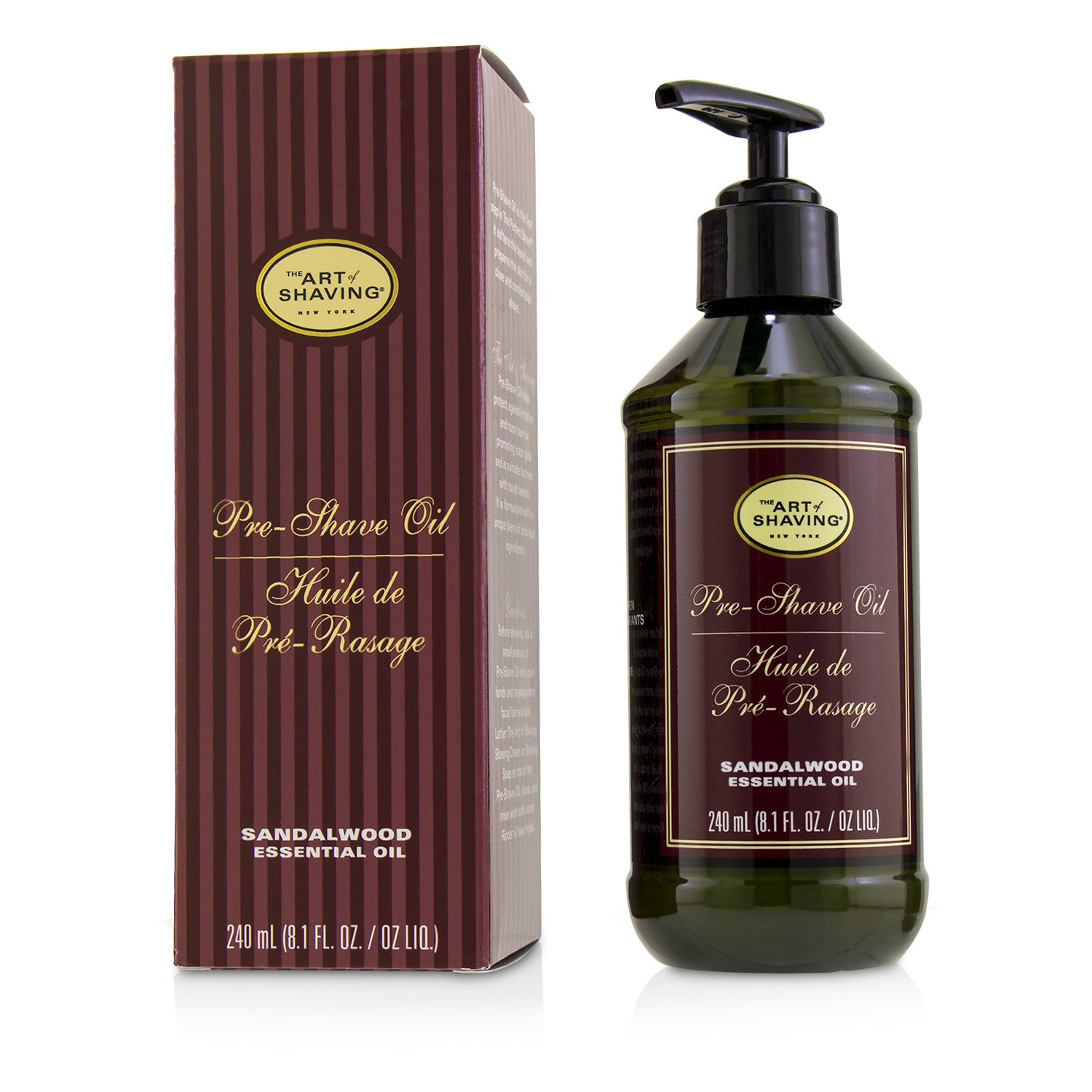 The Art Of Shaving/アートオブシェービング+プレシェーブオイル - サンダルウッド エッセンシャルオイル (ポンプ付) +240ml/8.1oz ブランドコスメ