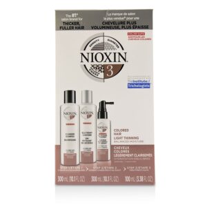 Nioxin/ナイオキシン+3D Care System Kit 3 - For Colored Hair, Light Thinning, Balanced Moisture +3pcs ブランドコスメ