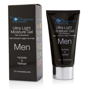 The Organic Pharmacy/オーガニックファーマシー+Men Ultra Light Moisture Gel - Hydrate & Refresh - For Normal & Oily Skin +75ml/2.5oz ブランドコスメ