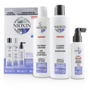 Nioxin/ナイオキシン+3D Care System Kit 5 - For Chemically Treated Hair, Light Thinning +3pcs ブランドコスメ