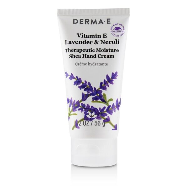 Derma E/ダーマ E+ビタミン E ラベンダー & ネロリ セラピューティック モイスチャー シア ハンド クリーム +56g/2oz ブランドコスメ