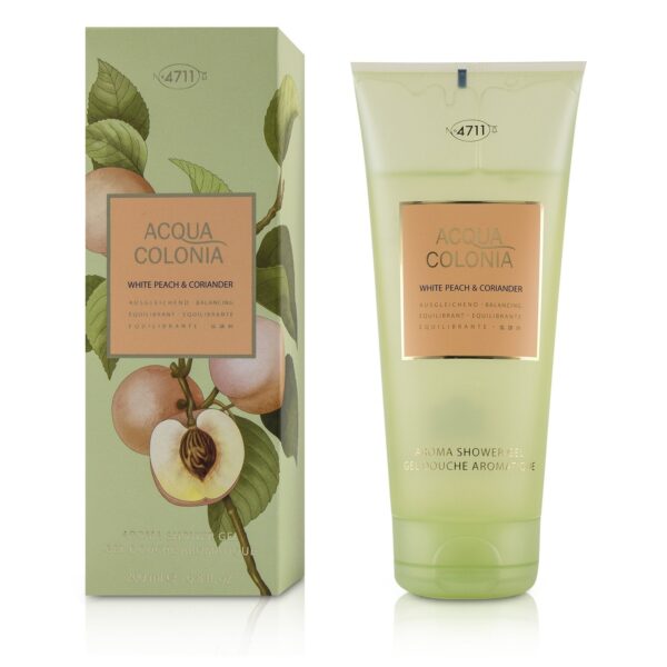 4711/4711+Acqua Colonia White Peach & Coriander Aroma Shower Gel +200ml/6.8oz ブランドコスメ