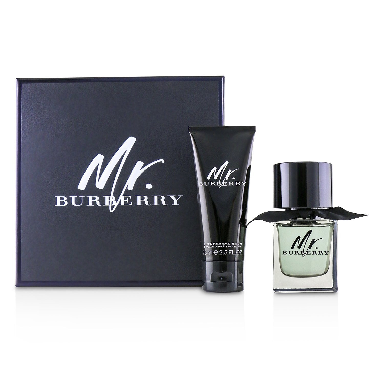 Burberry/バーバリー+ミスターバーバリー コフレ: EDT SP 50ml/1.6oz + アフターシェーブバーム 75ml/2.5oz+2pcs ブランドコスメ