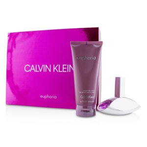 Calvin Klein/カルバン・クライン+Euphoria Coffret: Eau De Parfum Spray 50ml/1.7oz + Sensual Skin Lotion 200ml/6.7oz +2pcs ブランドコスメ