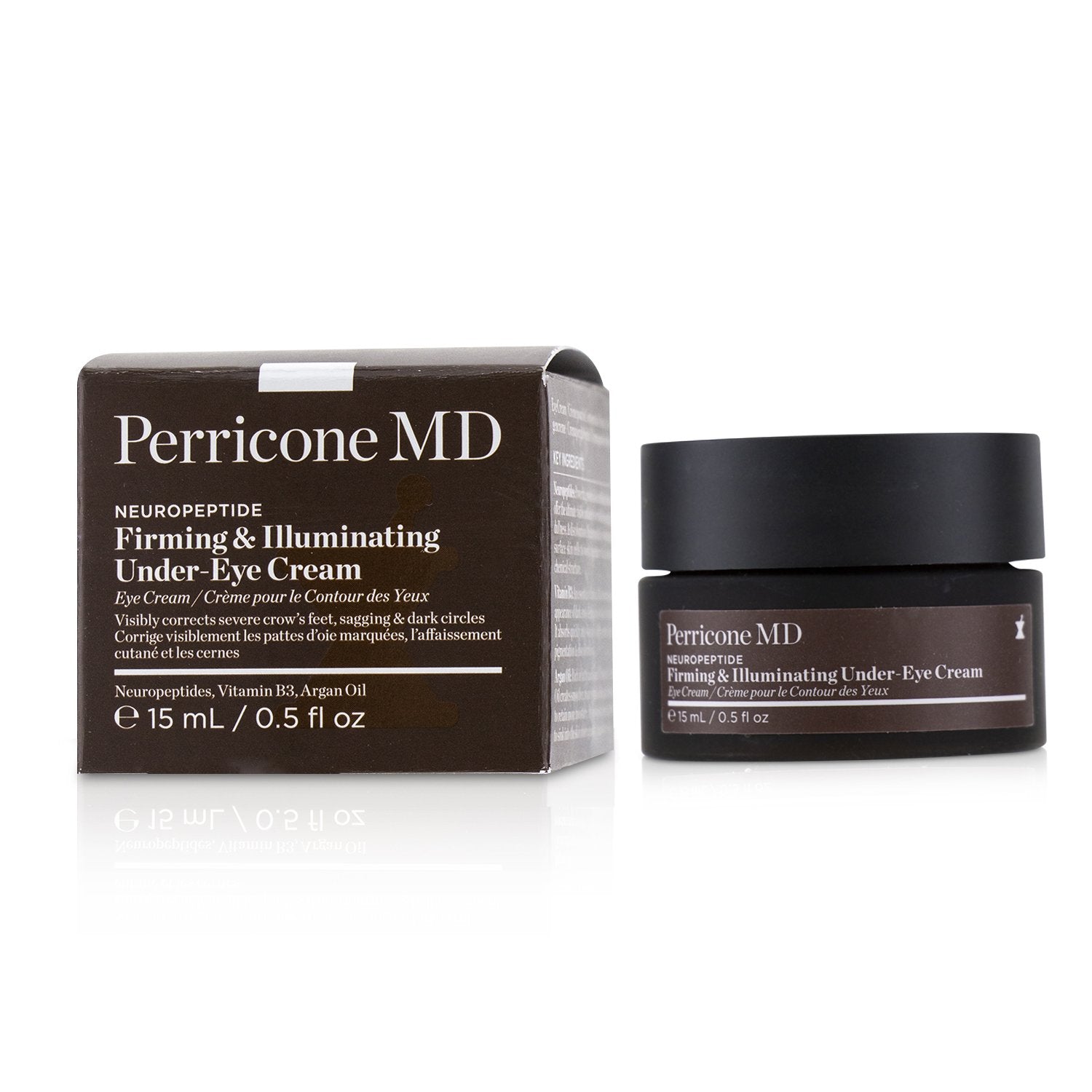 Perricone MD/ドクターペリコン+ニューロペプチド ファーミング&イルミネーティング アンダーアイクリーム +15ml/0.5oz ブランドコスメ