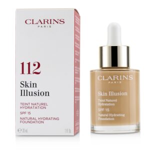 Clarins/クラランス+Skin Illusion Natural Hydrating Foundation SPF 15 # 112 Amber +30ml/1oz ブランドコスメ