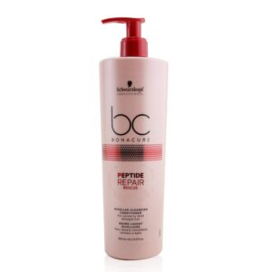 Schwarzkopf/シュワルツコフ+BC Bonacure Peptide Repair Rescue Micellar Cleansing Conditioner (For Normal to Thick Damaged Hair) +500ml/16.9oz ブランドコスメ