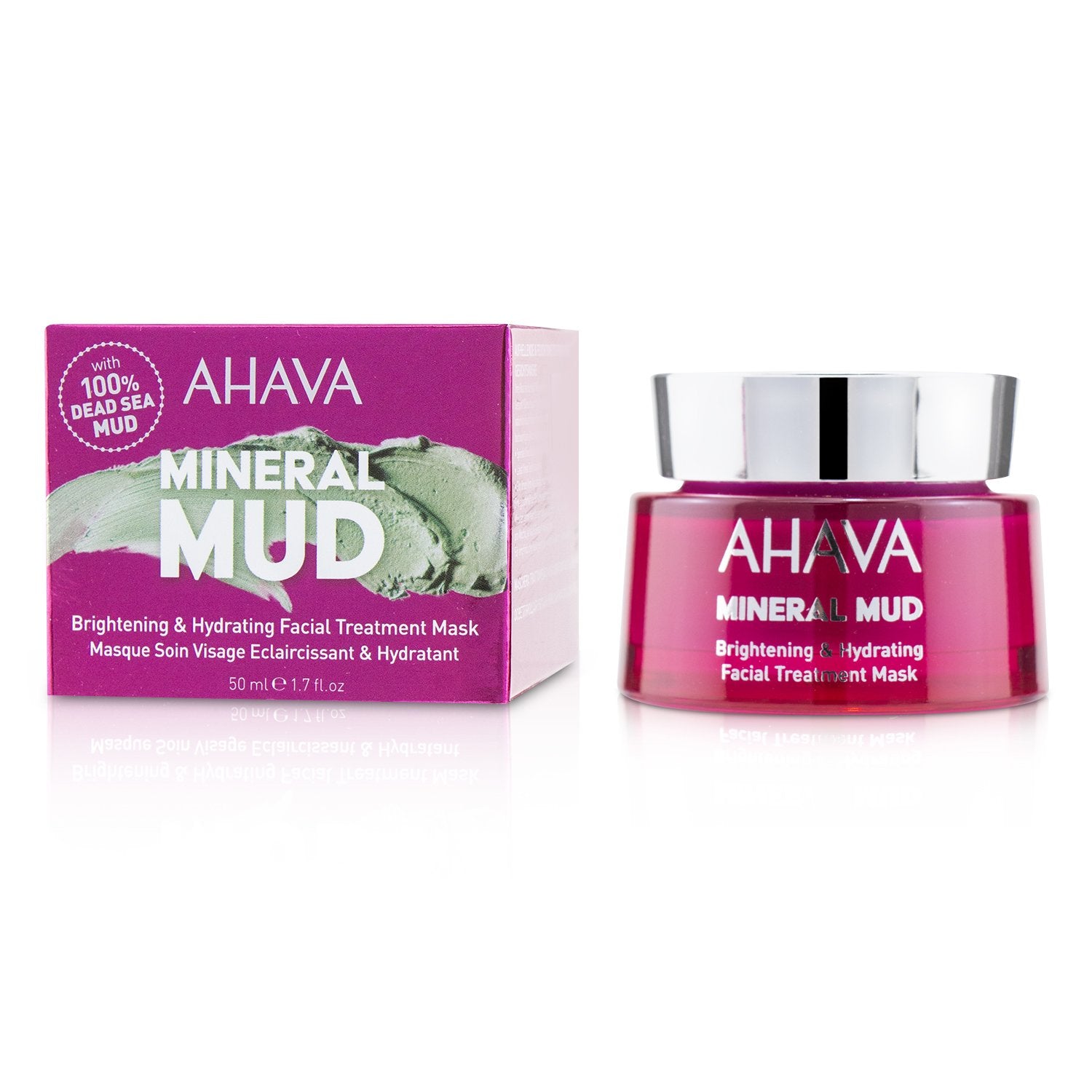 Ahava/アハバ+ミネラルマッド ブライトニング&ハイドレーティング フェイシャルトリートメントマスク +50ml/1.7oz ブランドコスメ