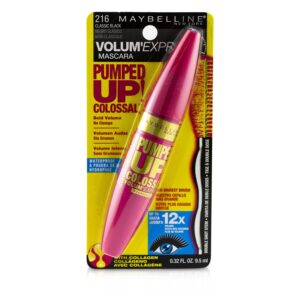 Maybelline/メイベリン+ボリュム' エクスプレス パンプ アップ コロッサル ウォータープルーフ マスカラ - # Black+9.5ml/0.32oz+'- # Black ブランドコスメ