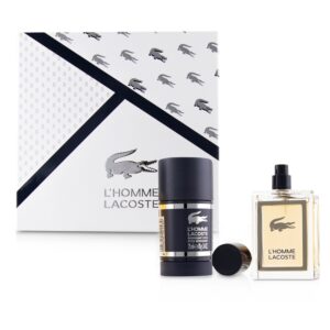 Lacoste/ラコステ+ロム コフレ: EDT SP 50ml/1.6oz + デオドラントスティック 75ml/2.4oz+2pcs ブランドコスメ