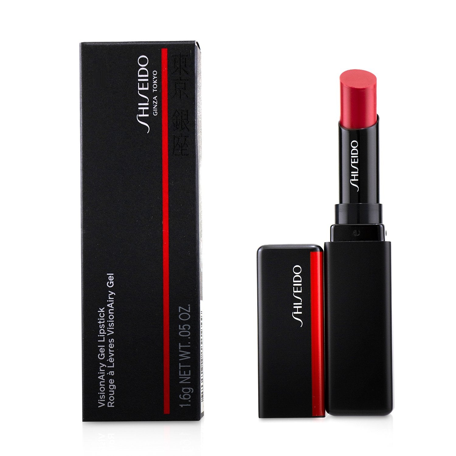 Shiseido/資生堂+ヴィジョナリー ジェルリップスティック+1.6g/0.05oz+# 219 Firecracker (Neon Red) ブランドコスメ