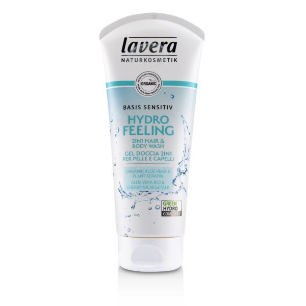 Lavera/ラヴェーラ+ベーシック センシティブ ハイドロ フィーリング 2 イン 1 ヘア & ボディ ウォッシュ +200ml/6.6oz ブランドコスメ