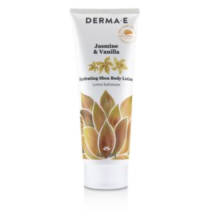 Derma E/ダーマ E+ジャスミン&バニラ ハイドレーティング シアボディクリーム +227g/8oz ブランドコスメ