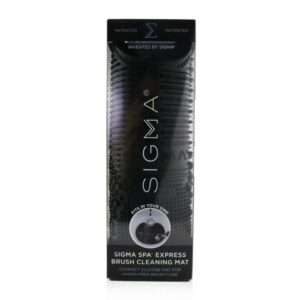 Sigma Beauty/シグマ ビューティ+Spa Express Brush Cleaning Mat - Black +Black ブランドコスメ