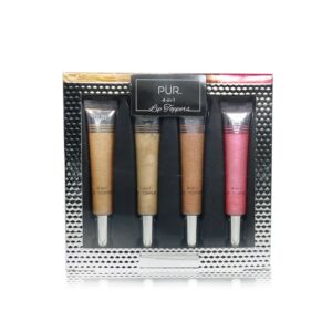 PUR (PurMinerals)/ピュア（ピュアミネラル）+4 In 1 リップトッパーグリッターリップ エンハンサーキット (4x リップ トッパー)+40ml/1.32oz ブランドコスメ