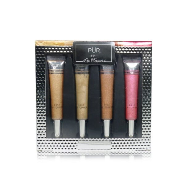 PUR (PurMinerals)/ピュア（ピュアミネラル）+4 In 1 リップトッパーグリッターリップ エンハンサーキット (4x リップ トッパー)+40ml/1.32oz ブランドコスメ