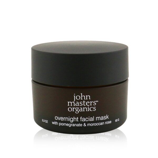 John Masters Organics/ジョンマスターオーガニック+オーバーナイト フェイシャル マスク with Pomegranate & Moroccan Rose +93g/3.3oz ブランドコスメ