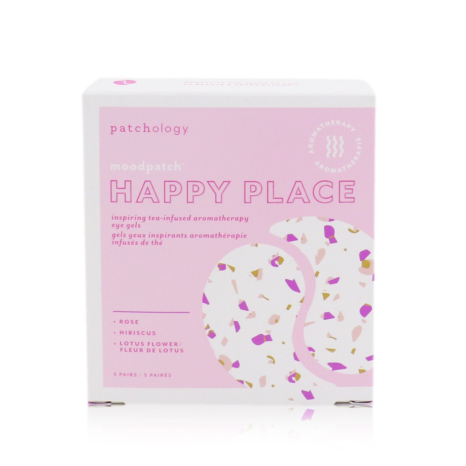 Happy Place Inspiring Tea-Infused Aromatherapy Eye Gels (Rose+Hibiscus+Lotus Flower)