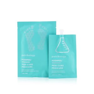 Patchology/パッチオロジー+PoshPeel Pedi Cure +2x20ml/0.68oz ブランドコスメ