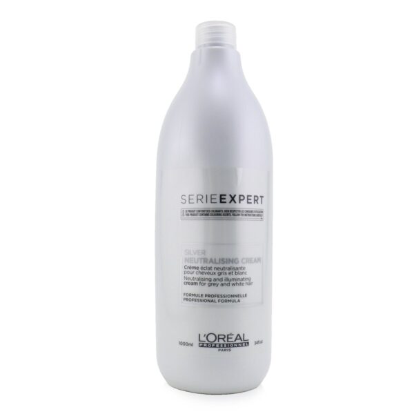 L'Oreal/ロレアル+Professionnel Serie Expert-Silverー調和＆艶出しクリーム（白髪用）+1000ml/34oz ブランドコスメ