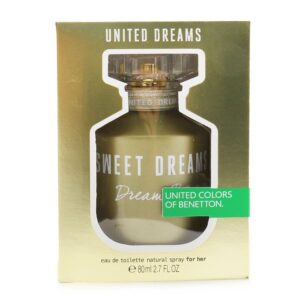 Benetton/ベネトン+United Dreams Sweet Dreams Eau De Toilette Spray +80ml/2.7oz ブランドコスメ