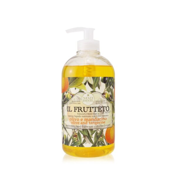 Nesti Dante/ネスティダンテ+Il Frutteto Moisturizing Hand & Face Soap With Olea Europea - Olive & Tangerine  +500ml/16.9oz ブランドコスメ