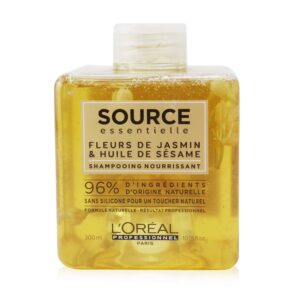 L'Oreal/ロレアル+Professionnel Source Essentialジャスミンフラワーとゴマ油栄養補給シャンプーです。+300ml/10.15oz ブランドコスメ