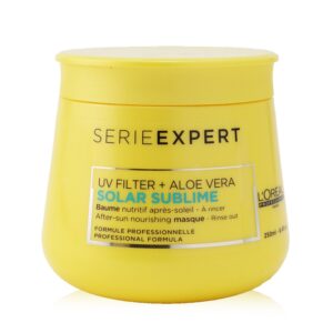 L'Oreal/ロレアル+Professionnel SerieExpert-ソーラー SublimeUVカット+アロエベラ日焼けした後美容マスク+250ml/8.4oz ブランドコスメ