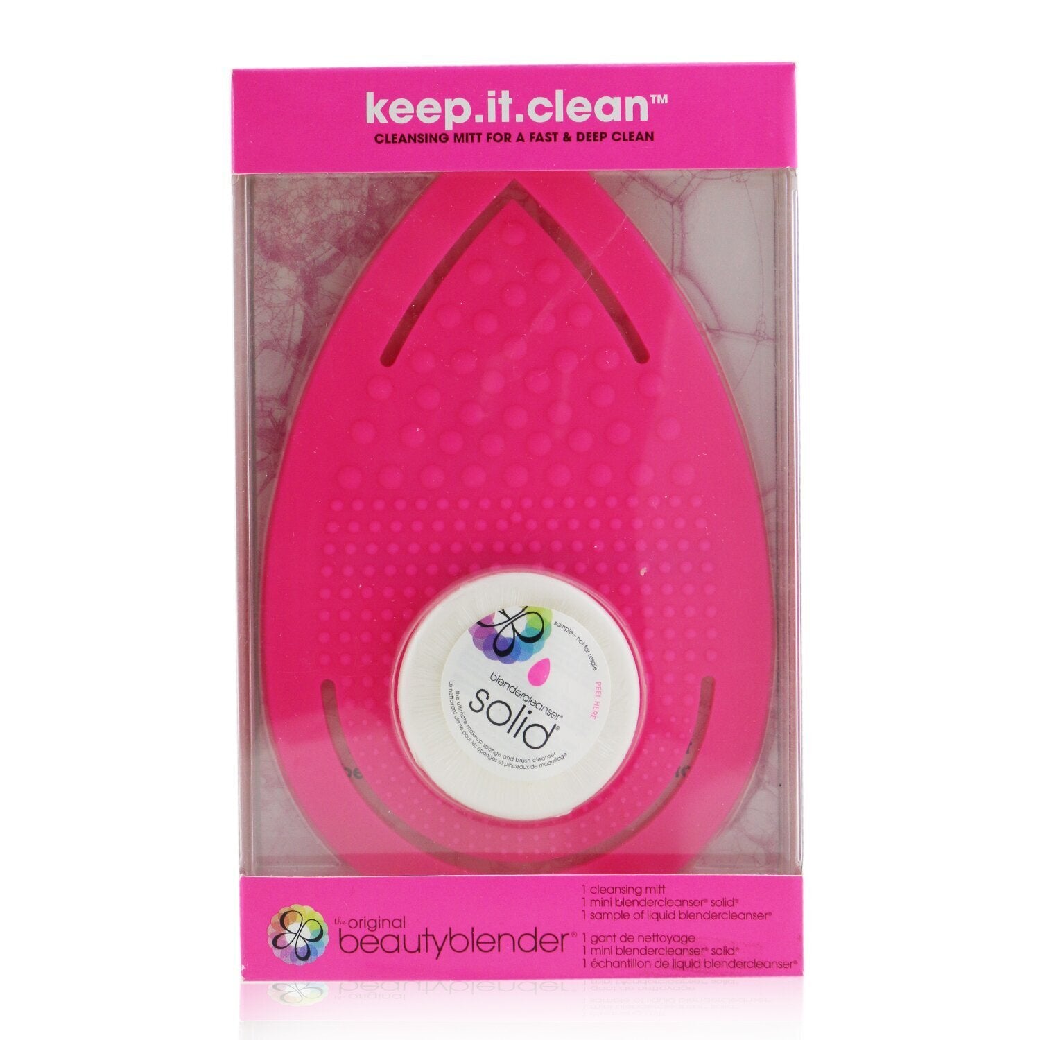 '- 1x Cleansing Mitt, 1x Mini Blendercleanser Solid